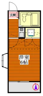 レオパレス松原団地第11【1階】の間取り