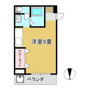 エクセルメゾン田町【4階】の間取り