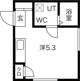 コンテル旗の台【2階】の間取り