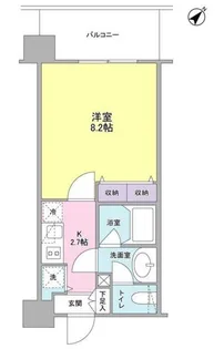 プロスペクト東雲橋【8階】の間取り