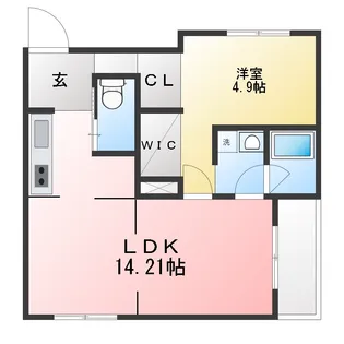 六実ベース【3階】の間取り