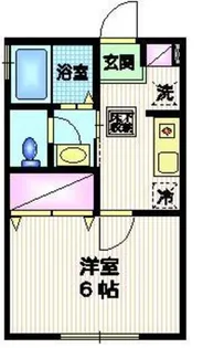 クリオ旗の台【1階】の間取り