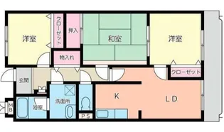 CITY手倉田【3階】の間取り