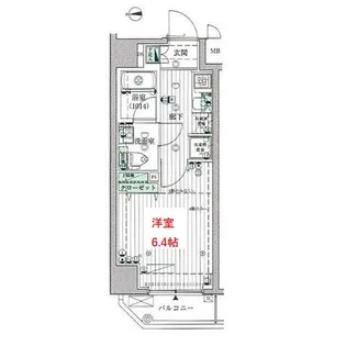 プレール・ドゥーク品川シーサイド【3階】の間取り