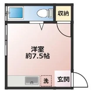 カーサ明神【1階】の間取り