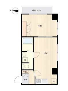 レジデンス錦糸町【6階】の間取り