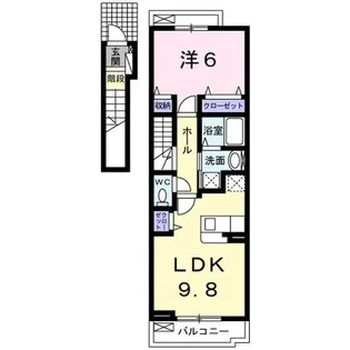 ソワーニュ アン【2階】の間取り