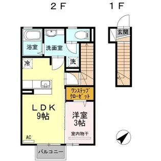アーバン ブリーズ【1階】の間取り