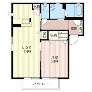 ユートピア・パーク【1階】の間取り