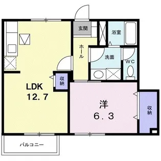 アロッジオ・ミーテ【1階】の間取り