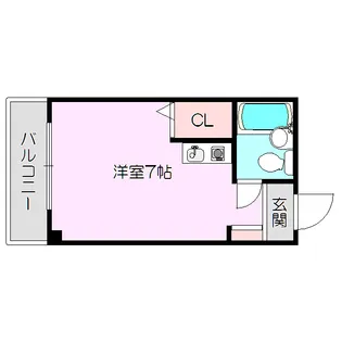 メビウス上新庄レジデンス【1階】の間取り