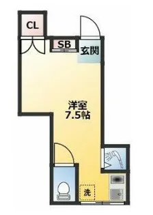 コーポ高田【3階】の間取り