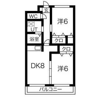 サルビア【3階】の間取り