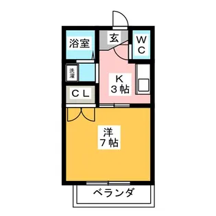 マンションビレッジ【2階】の間取り