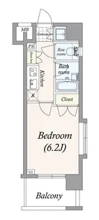 パレステュディオ新宿パークサイド【12階】の間取り
