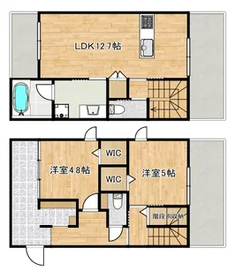 アノイエ 東棟【2階】の間取り