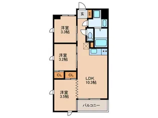 THE GRAND MARKS【2階】の間取り