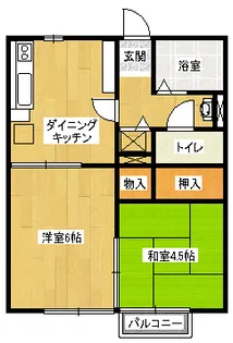 アスナロハイツ【2階】の間取り