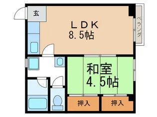 鈴木ビル【4階】の間取り