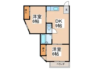 第2タナックマンション【3階】の間取り