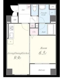 ソレアード1101【3階】の間取り