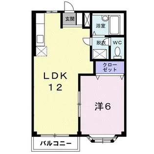 エルディム寿I【2階】の間取り