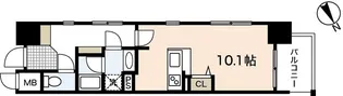 ラルウェンディ縮景園前ウエスト(0203)【2階】の間取り