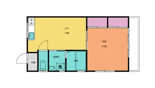 サンライズY’s【1階】の間取り