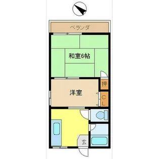 ドエル丘【2階】の間取り
