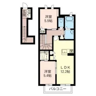 ブリーズガーデン経堂【2階】の間取り