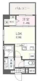 ヴィラージュ県庁前3番館【6階】の間取り