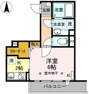 N-village【エヌヴィレッジ】【2階】の間取り