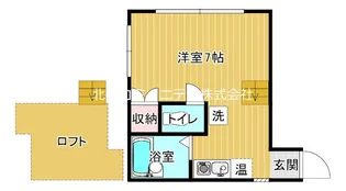 ラスール四ッ屋【1階】の間取り