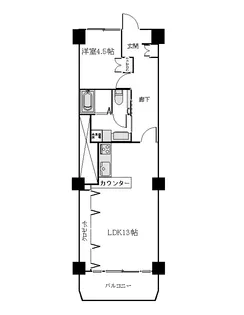 パシフィック麻布マンション【3階】の間取り