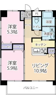 エルパレス【5階】の間取り