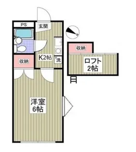 ガーデンヒルズ新倉D棟【2階】の間取り