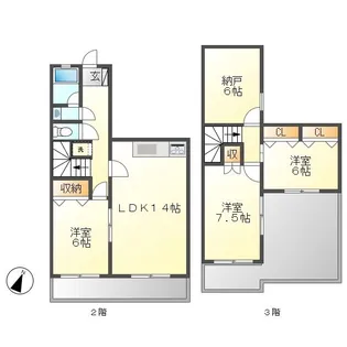 ロイヤルメゾン南成瀬Iの間取り
