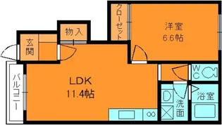 さくらCourt【1階】の間取り