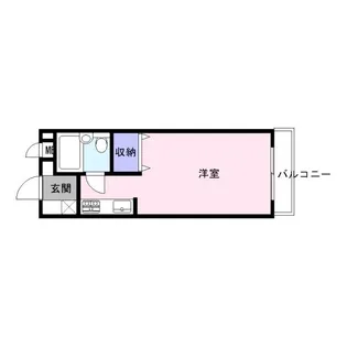 ジュネス北在家【4階】の間取り