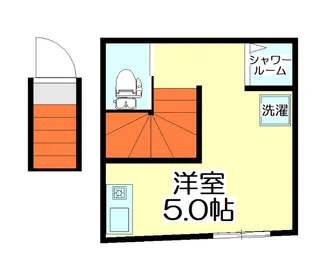 サークルハウス竹ノ塚六番館【2階】の間取り