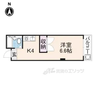 ブレスト北之庄V【3階】の間取り