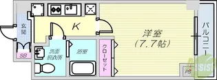 アーバンフラッツ王子公園【6階】の間取り