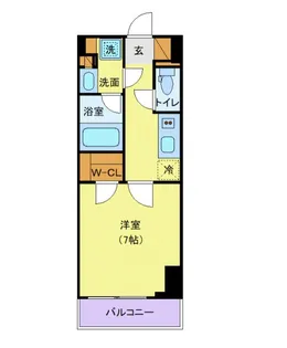 プライムメゾン千葉新町【8階】の間取り