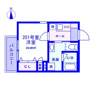 MIRAIS根岸【2階】の間取り