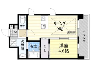 第26関根マンション【5階】の間取り