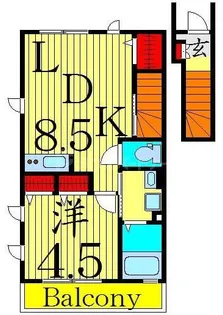 Bonheur2【2階】の間取り