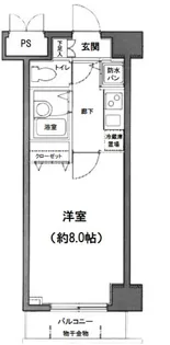 グランド・ガーラ日本橋茅場町【7階】の間取り