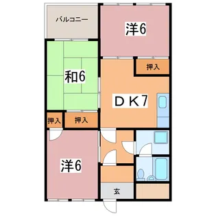 サンシャイン糺【2階】の間取り