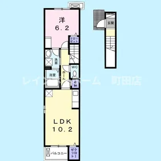 ココ・ビーナA【2階】の間取り