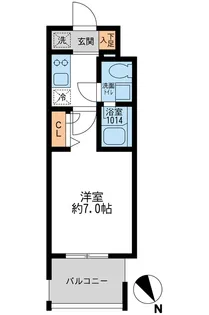 アーデン門前仲町【7階】の間取り